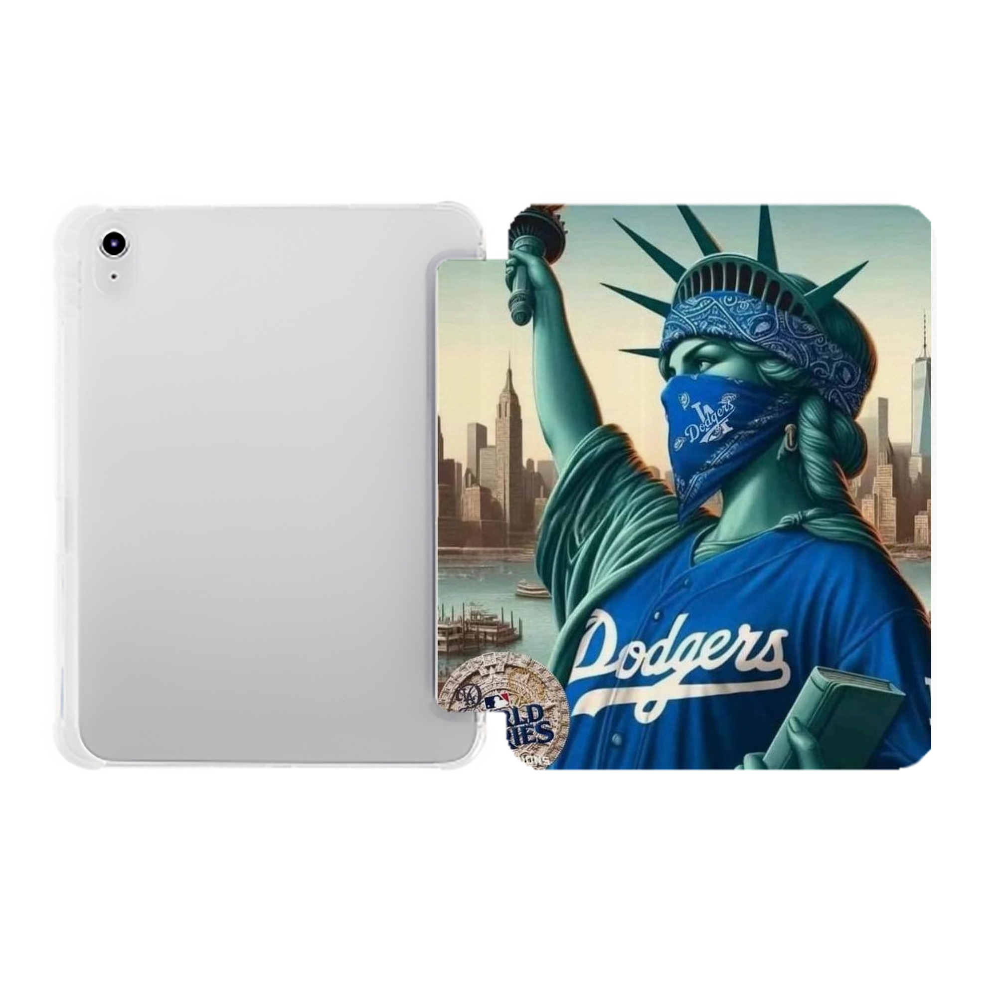  Premium Tri-Fold PU Leather & Silicone IPad Case With Pencil Slot – Fits 9.5,10.5,10.9 – Adjustable Stand, Slim, Protective